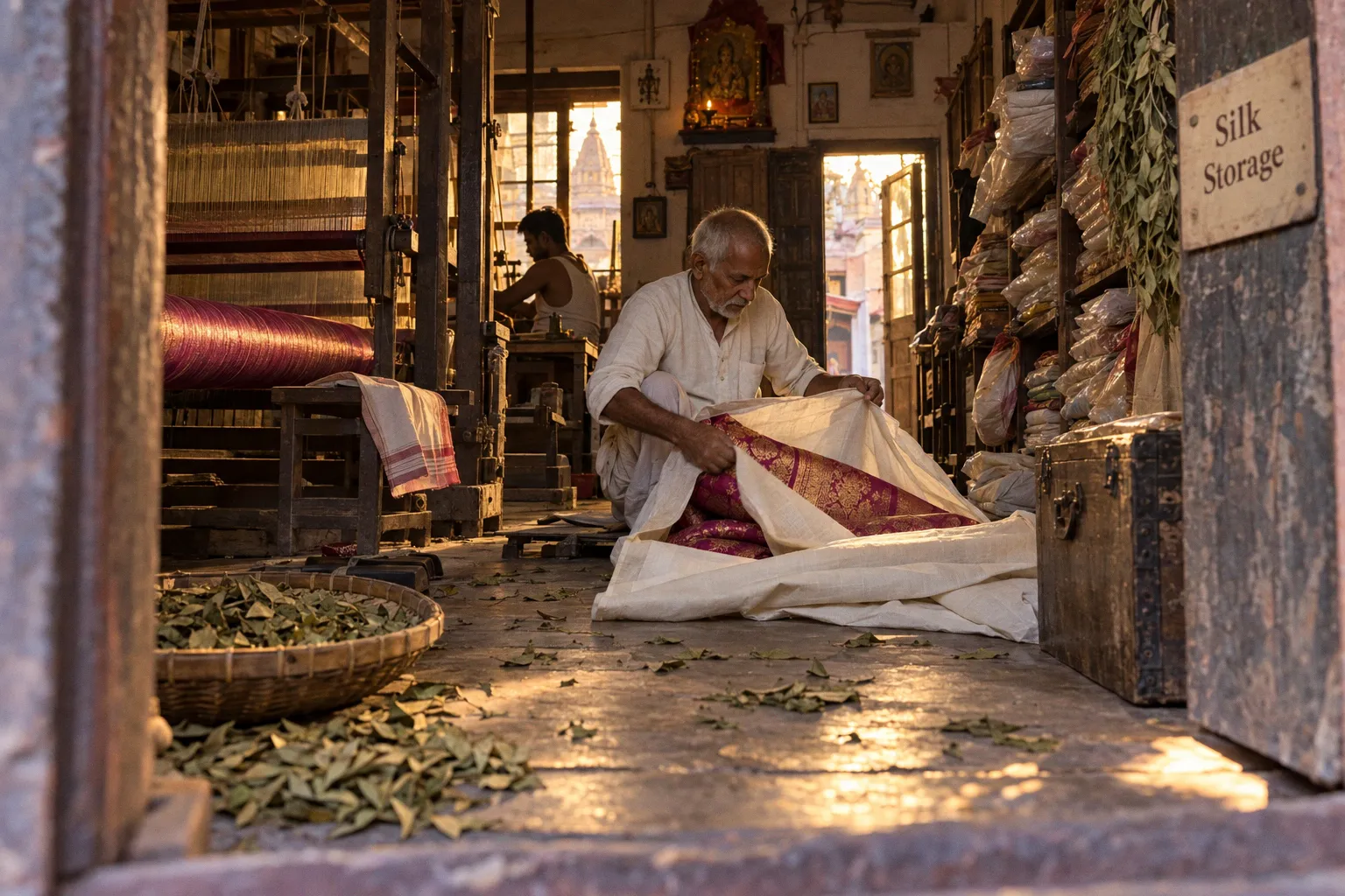 Banarasi silk sarees: avoiding damage during long-term storage