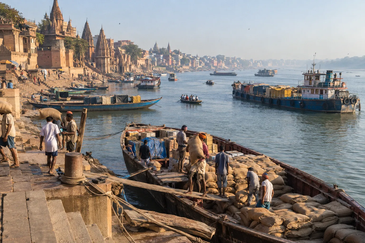 Bihar Challenges Ganges Water Treaty: Implications for Downstream River Logistics