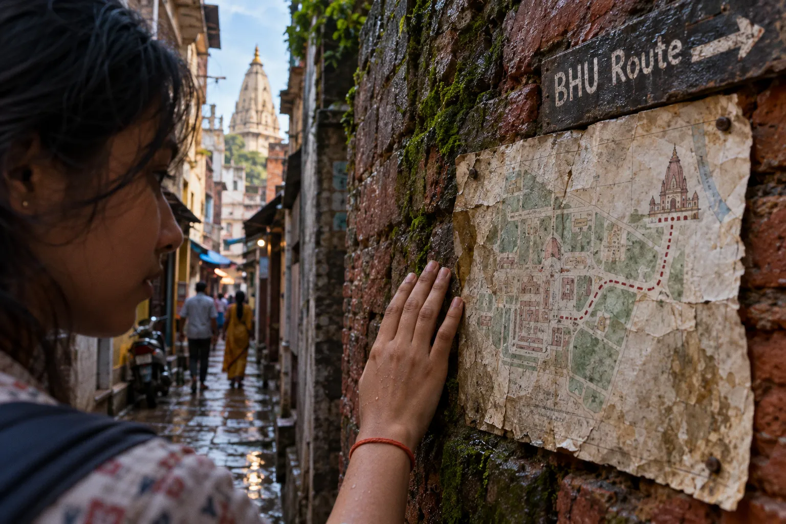 Birla Temple BHU: walking route and visitor access guide