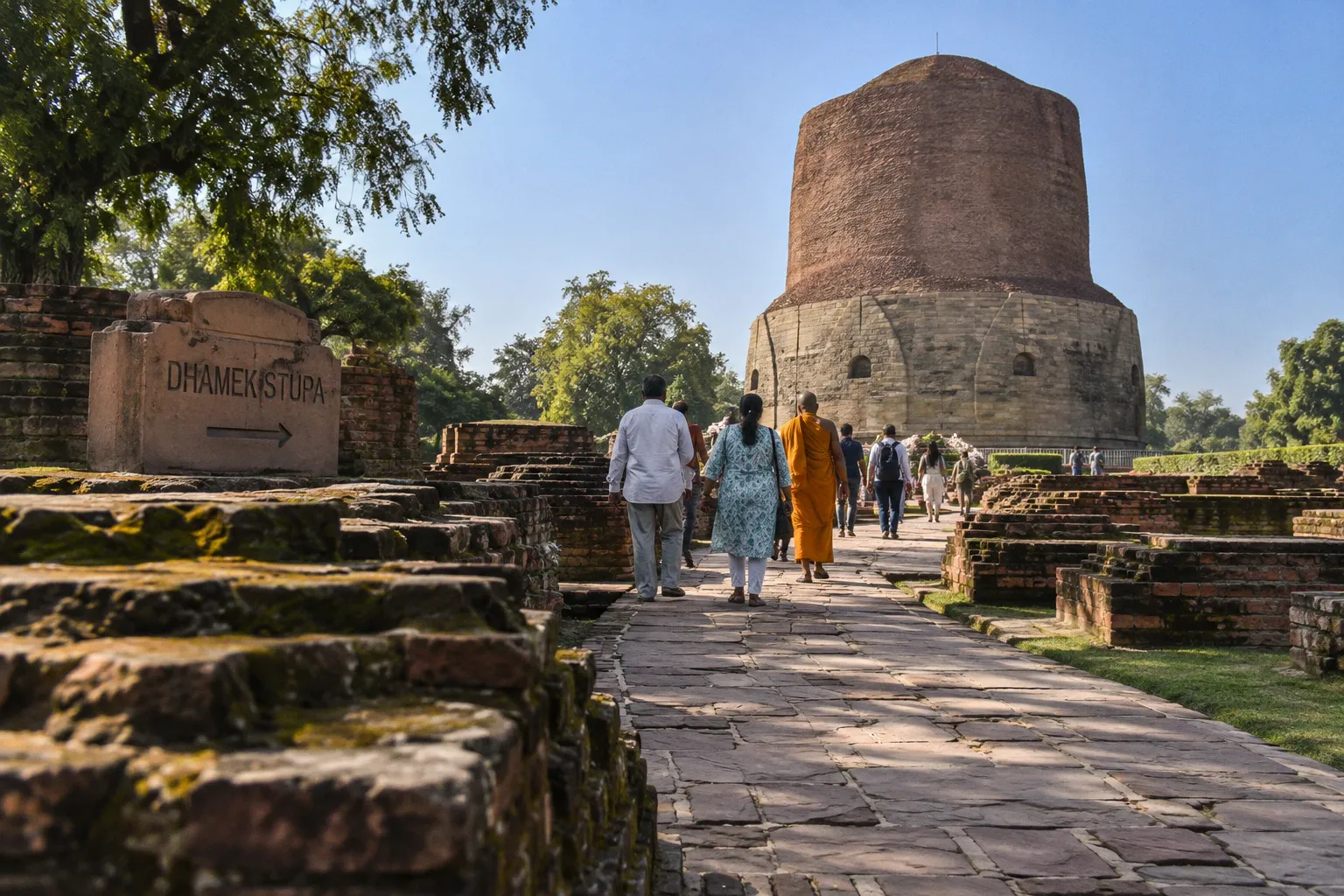 Dhamek Stupa walking route: a self-guided heritage trail