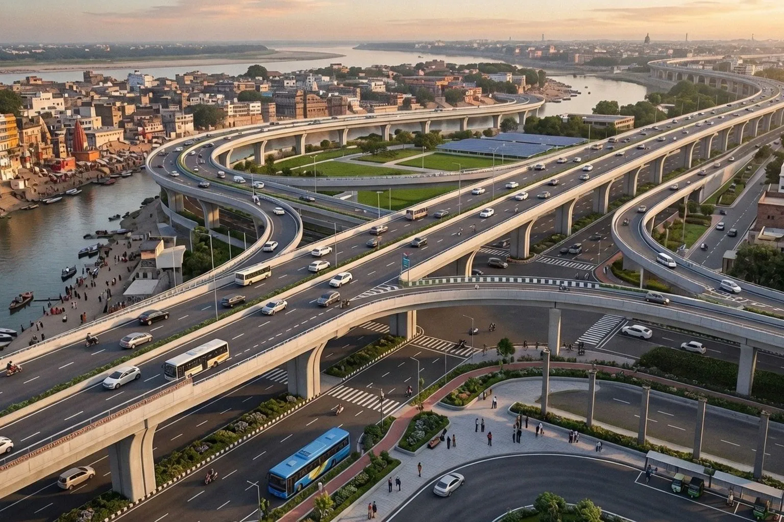 High-Speed Rail and New Elevated Corridors Set to Transform Varanasi Connectivity