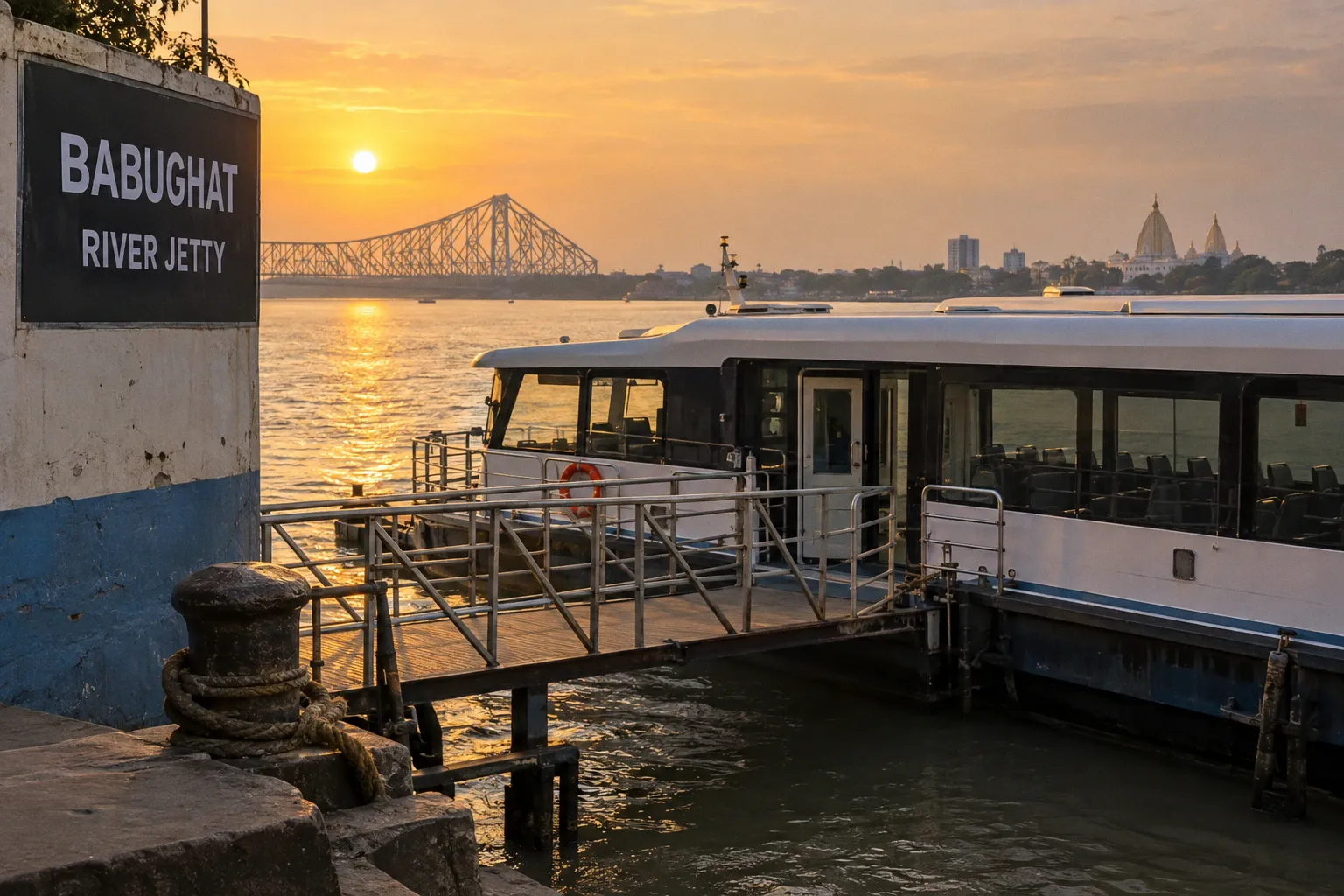 New Hybrid Ferry Route to Link Babughat and Mayapur for Religious Tourism