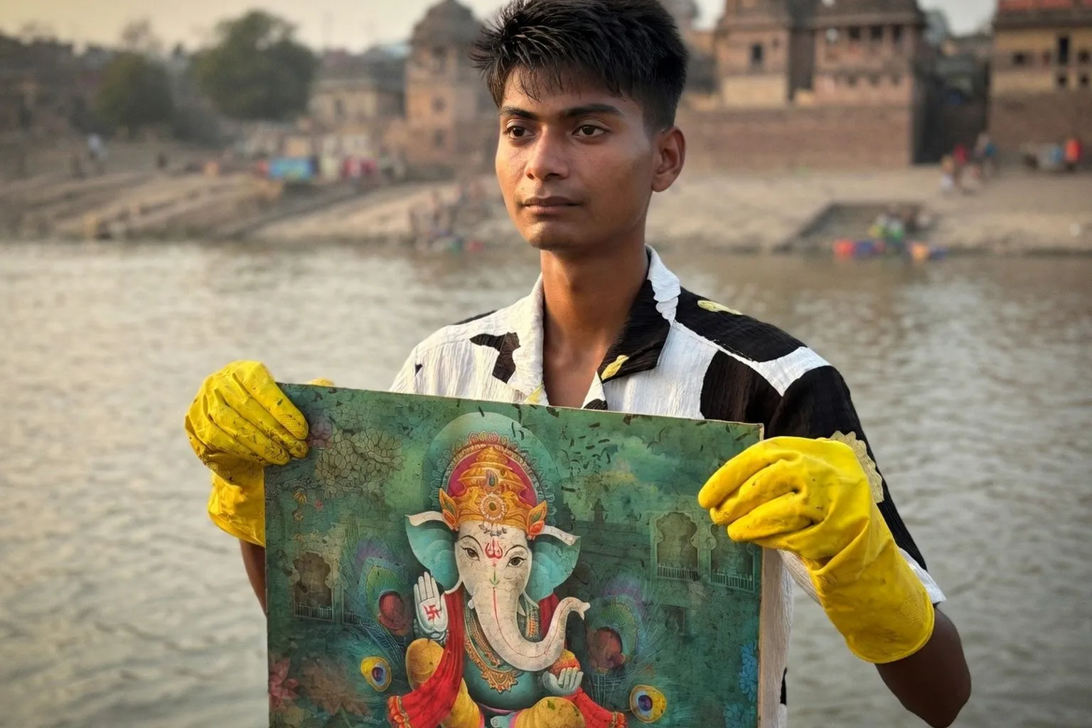 One Student's Solo Mission to Clear India's Choked Rivers Goes Viral